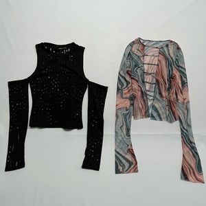 Shein Women’s Clubwear Tops‎ Size XS/S Lot Of 2